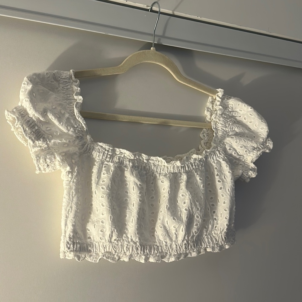 Cropped Lace Top